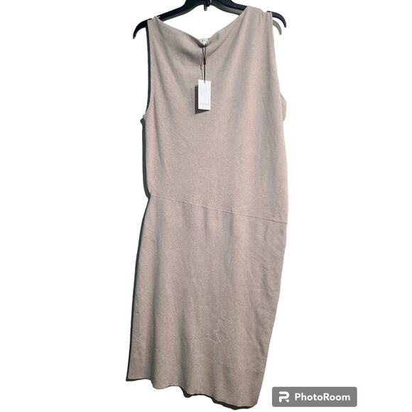 REISS Claudine Draped Knitted Dress NWT - Picture 3 of 7